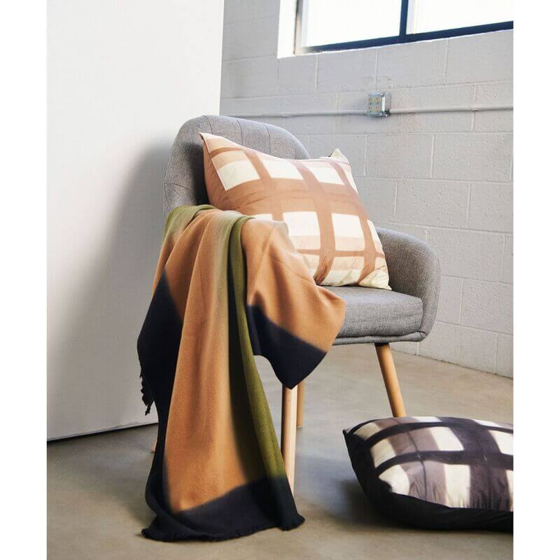 Handcrafted Shibori Print Mulberry Silk Pillow Cover