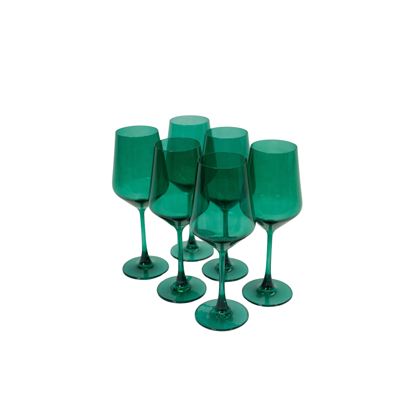 Emerald Green - Colored Wine Glass