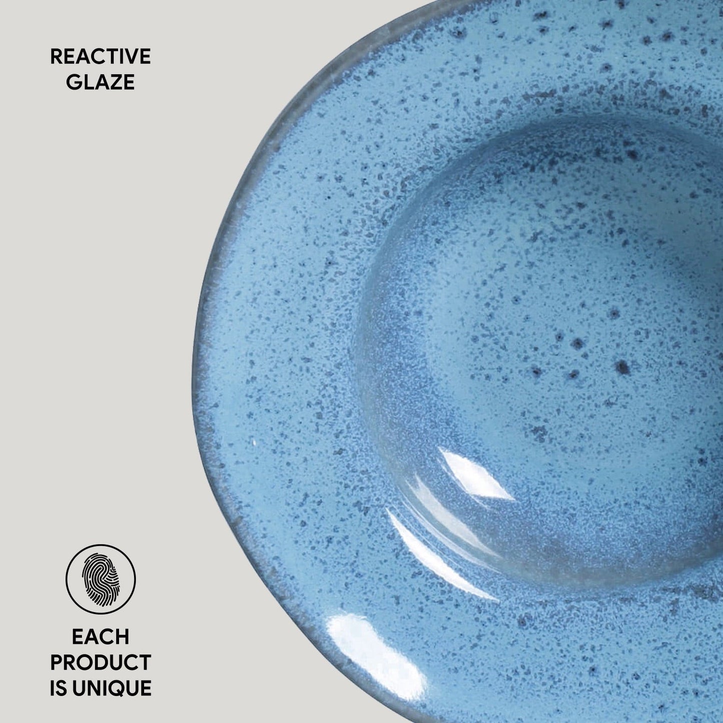 Dessert/Deep Rim Plate Set of 4