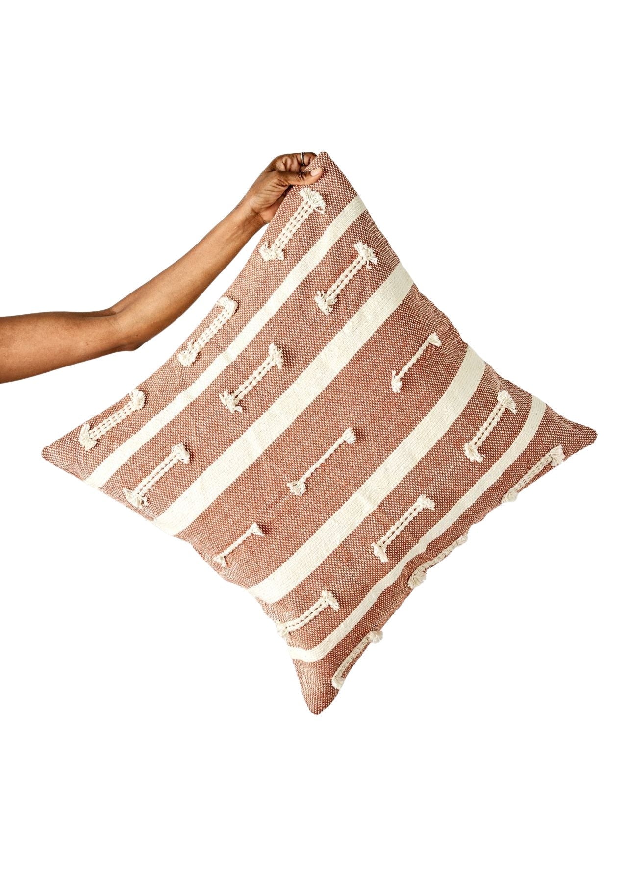 Boho Sienna Euro Sham Cotton Throw Pillow