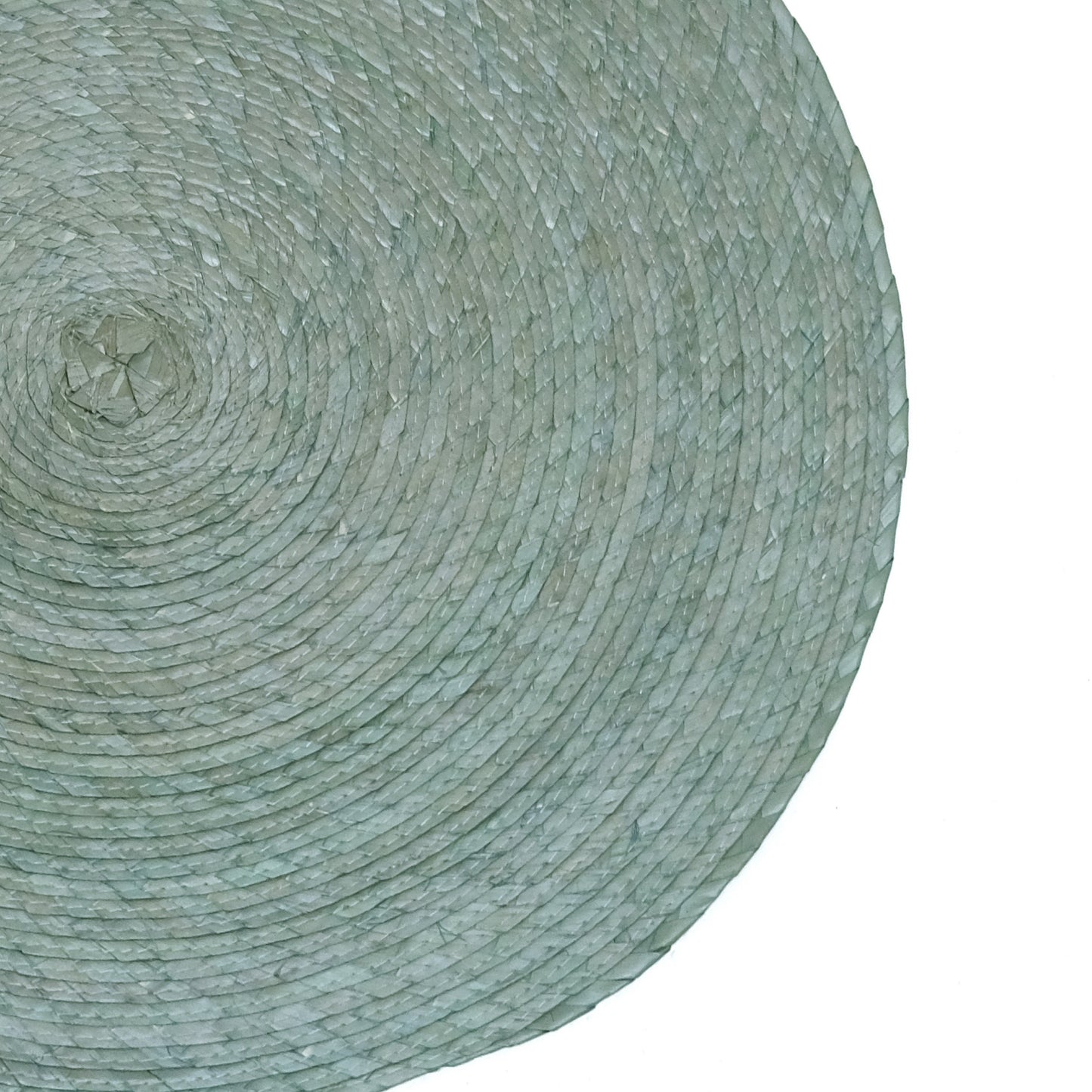S/4 Palm Single Sided Placemat - Aqua