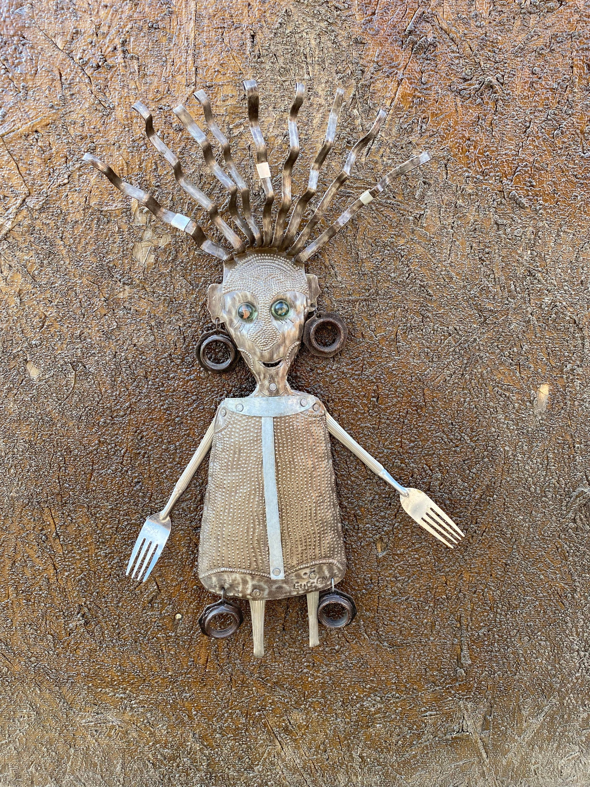 Metal Wall Hanging Pasquel Kitchen Saint  14" x 22"