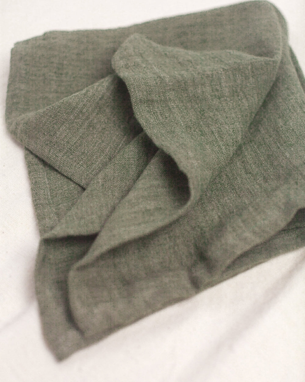 S/4 Stone Washed Linen Hemmed Dinner Napkins