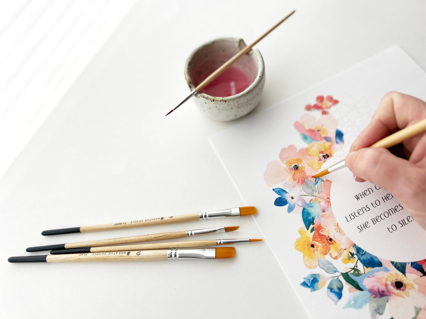 5-Piece Artist Brush Set for Beginners & Casual Creators