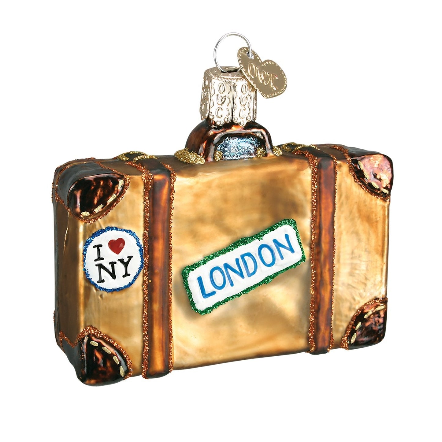 Vintage Luggage Travel Ornament (Gift Boxed)