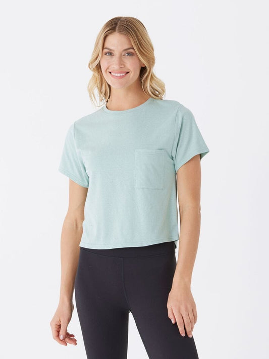 Shelbie Triblend Jersey Pocket Tee