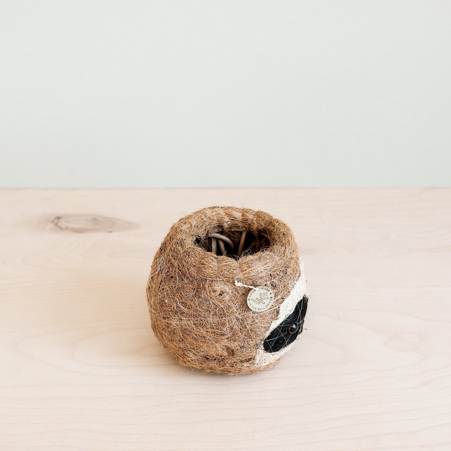 Three-tone Sloth Coco Coir Planter