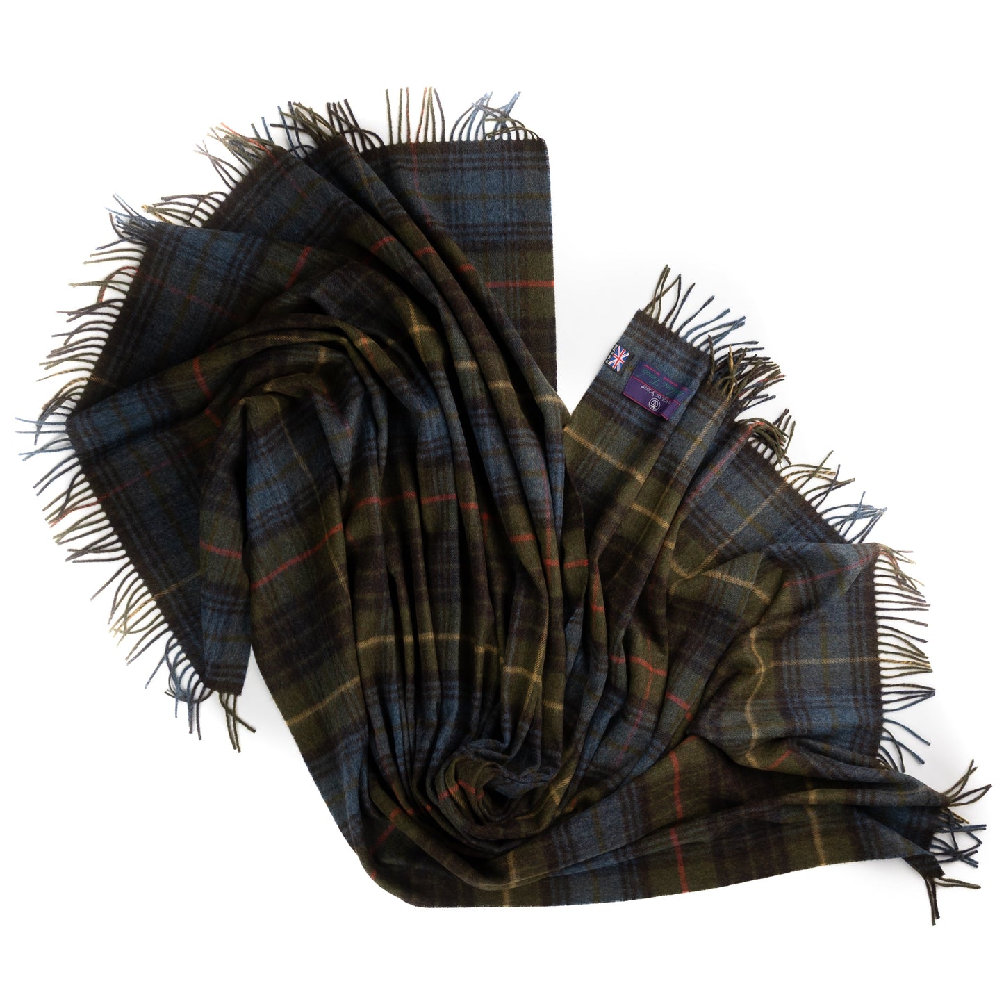 Prince of Scots Merino Wool Throw - Antique Hunting Stewart