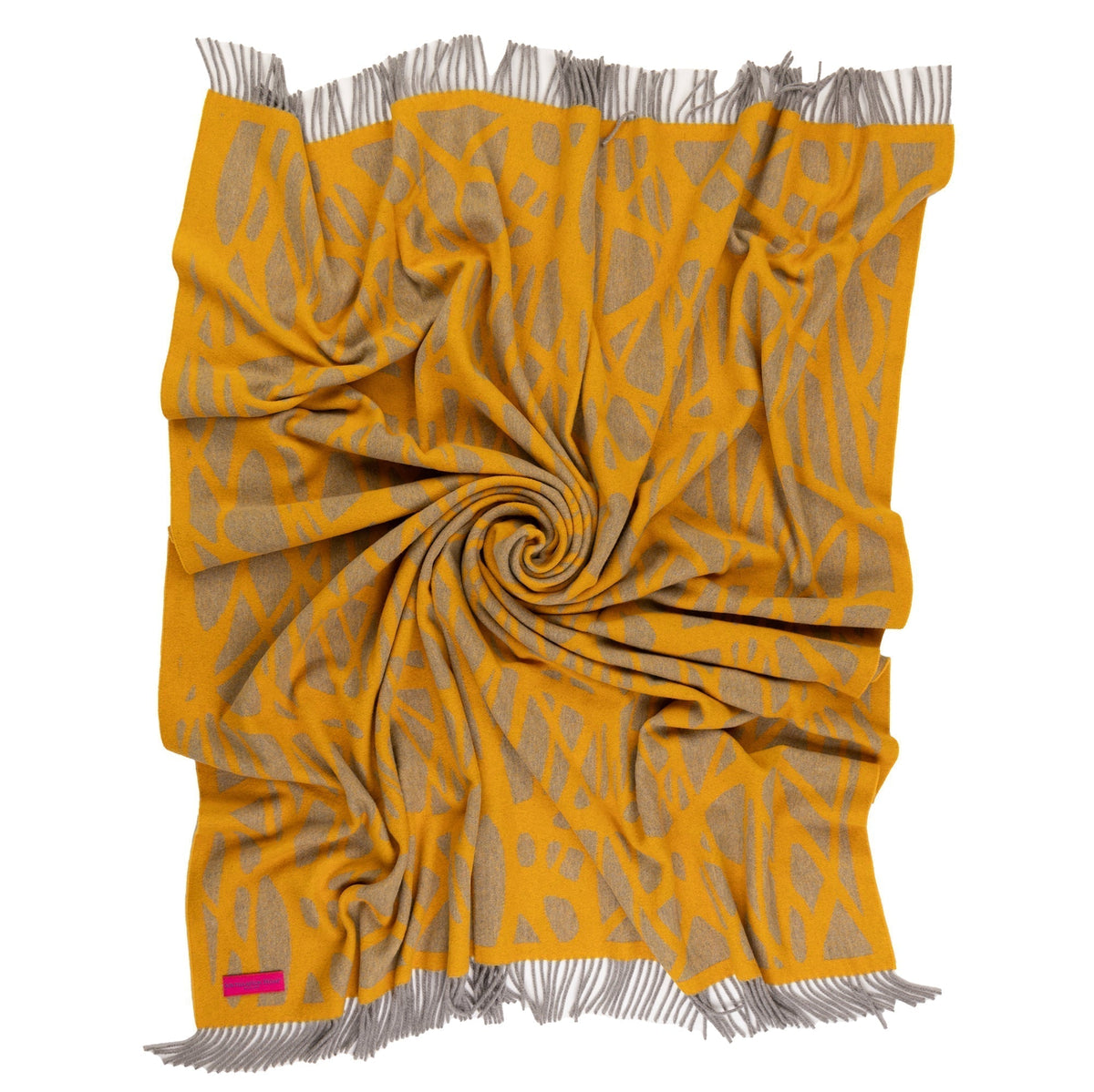 Southampton Home Monarch Merino Fleece Throw - Gold