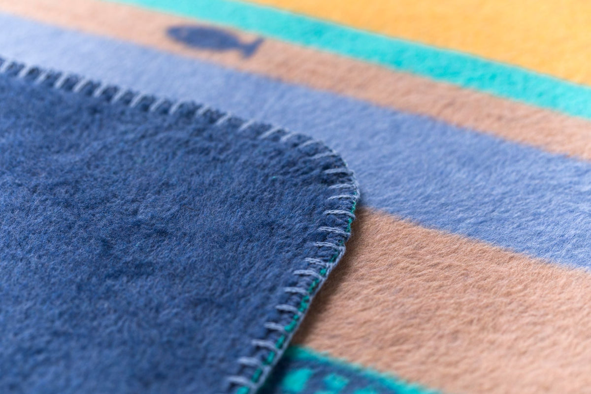 MILA Baby Blanket "School of Fish"