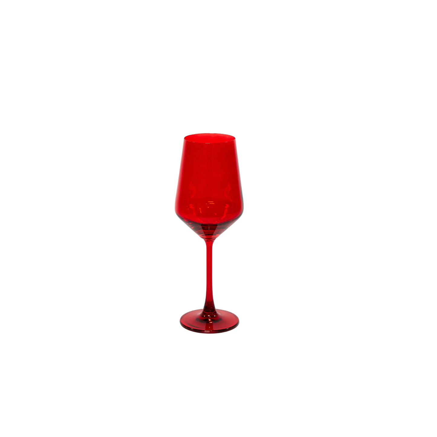 Cherry Red - Colored Wine Glass