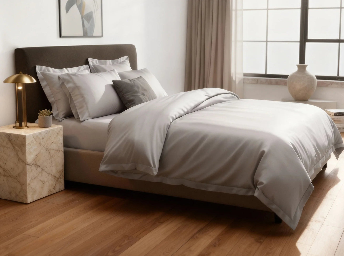Heritage Organic Sateen Duvet Cover