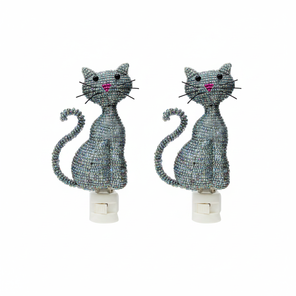 Night Light, Cat (Set of 2)