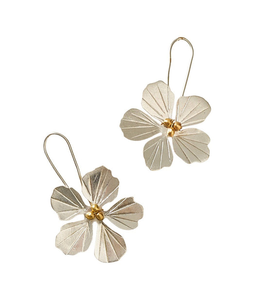 Sayuri Flower Drop Earrings