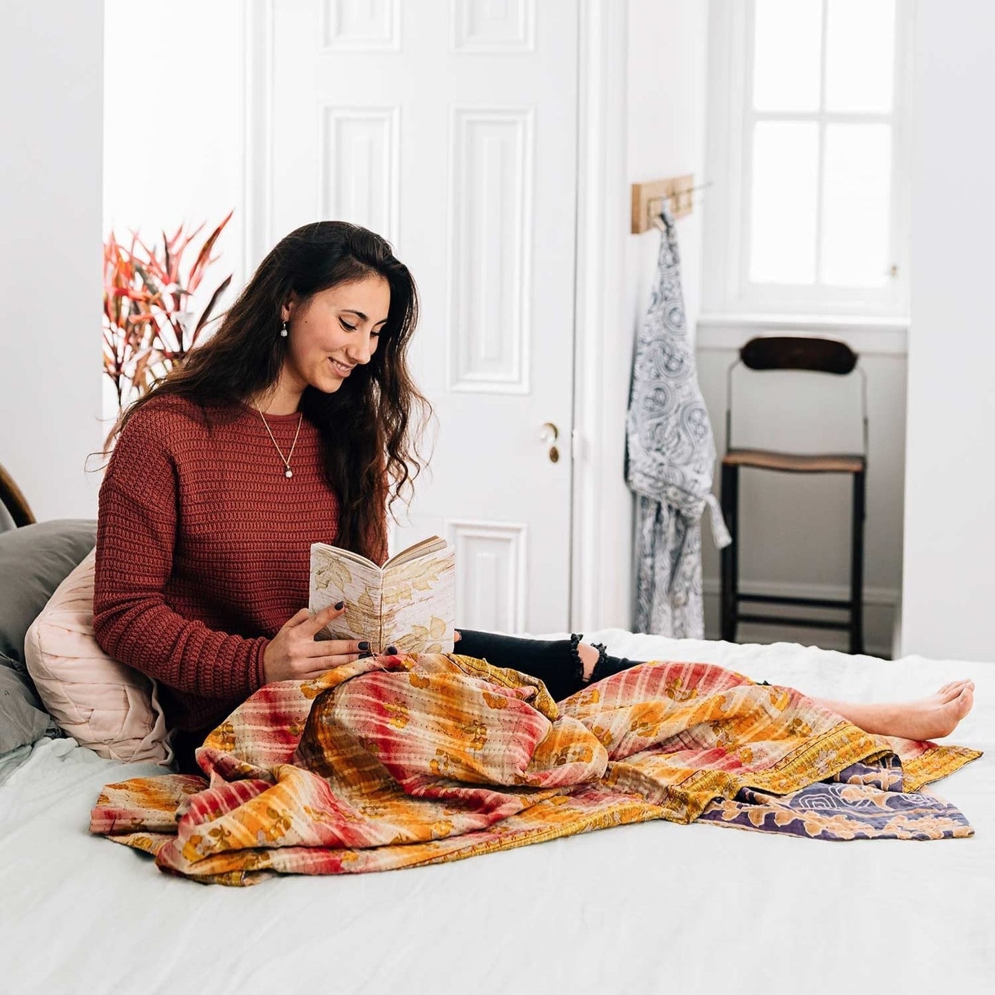 Sacred Sari Throw