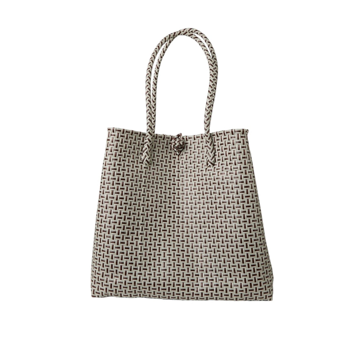 The Maxi Ella Handwoven Tote  · Recycled Plastic