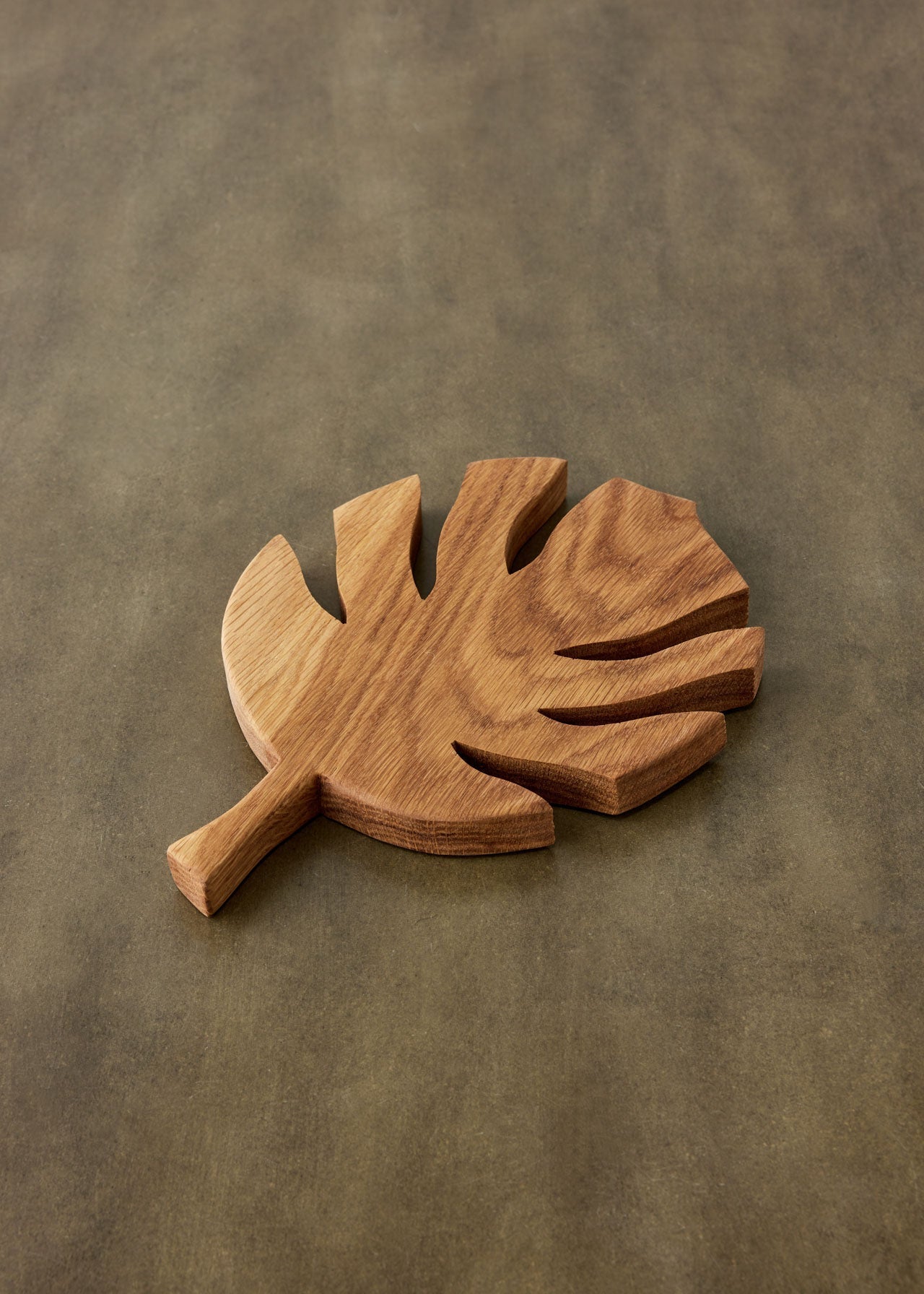 Palm Leaf Natural London Plane Wood Trivet