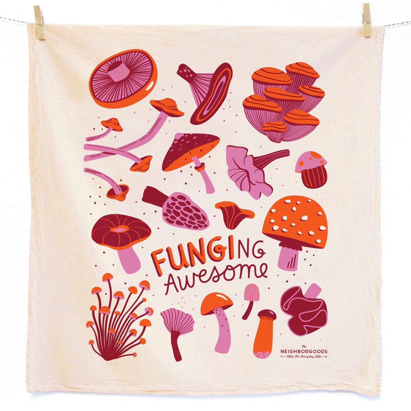Mushroom Dish Towel
