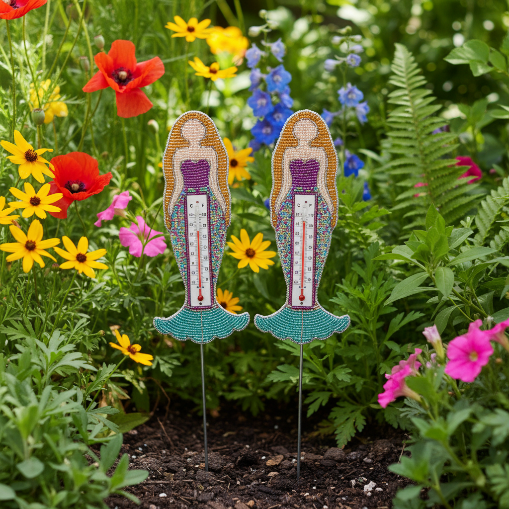 Thermometer, Mermaid (Set of 2)