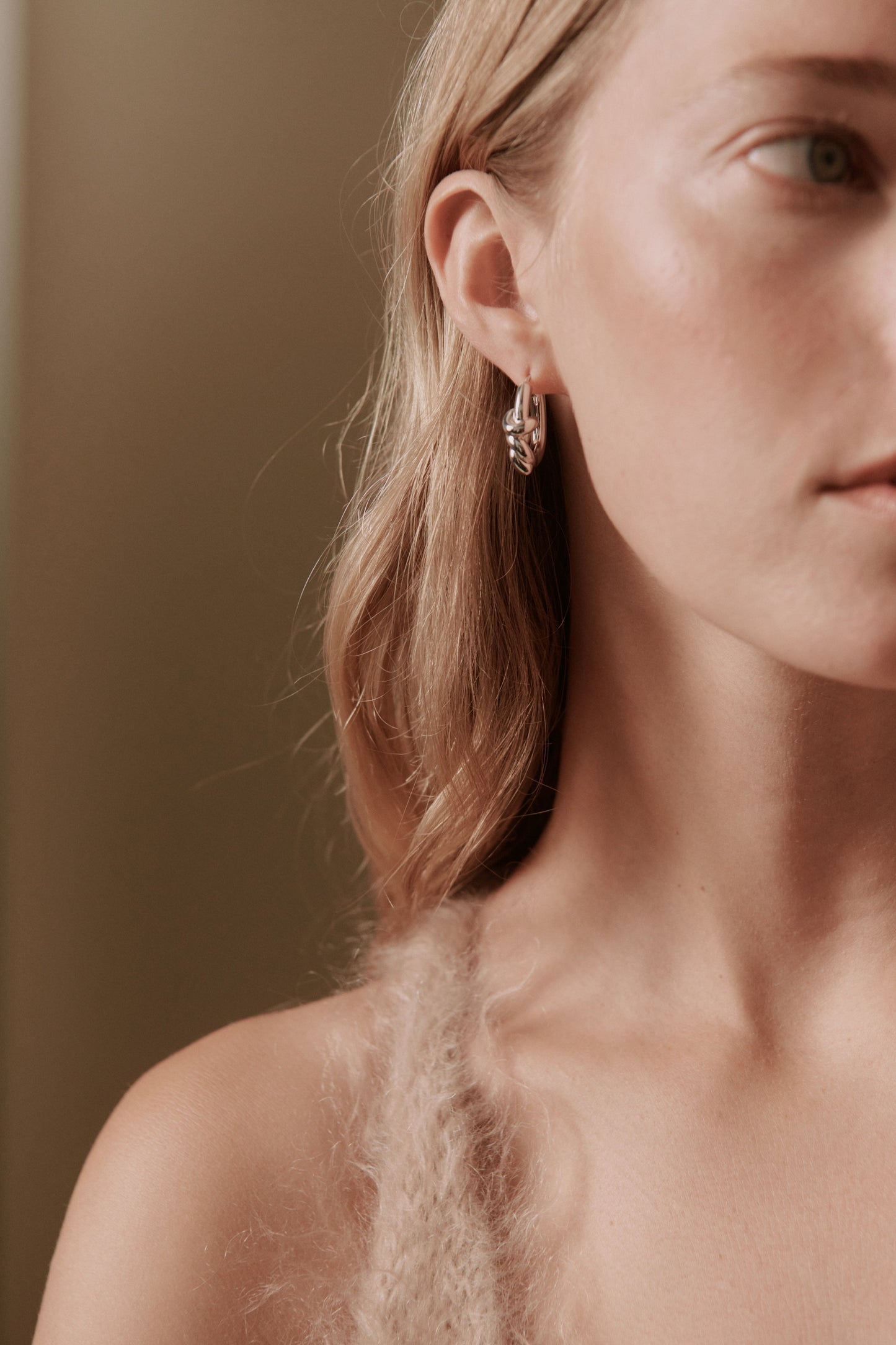 Lottie Chunky Knot Earrings
