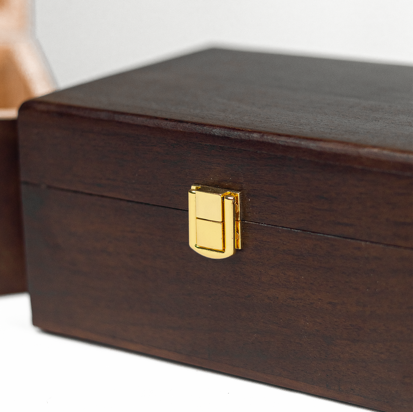S/2 Handcrafted Acacia Urban Walnut Box Set Gift Box