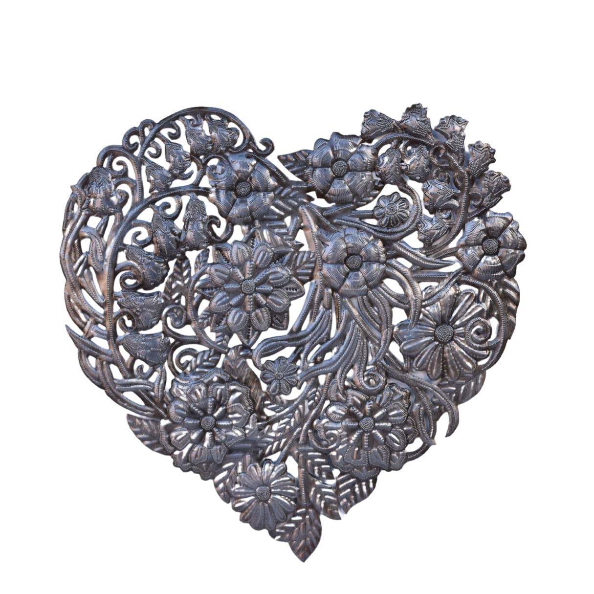 Heart and Flowers, Love and Friendship Haiti Fair-trade 17"