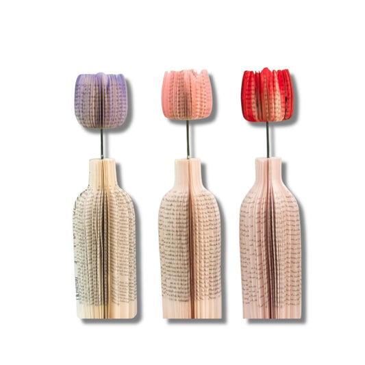 Book Flower Vase