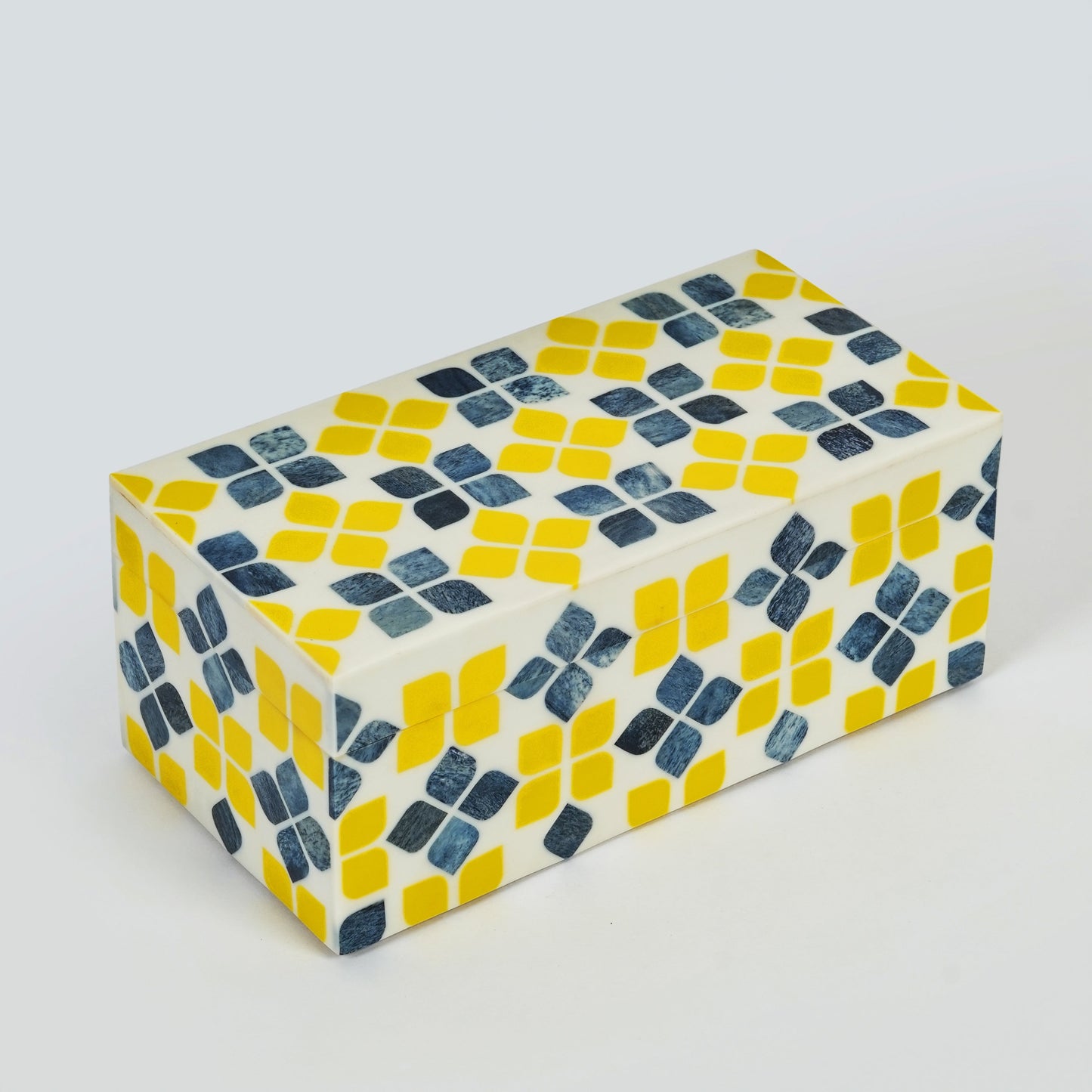 Marigold Mosaic Bone Inlay Storage Box