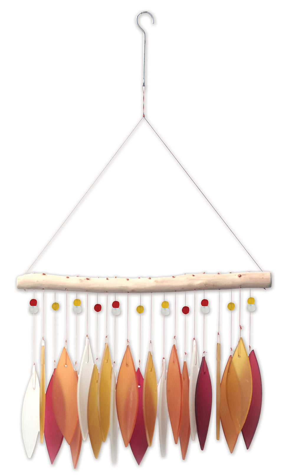 Featherline, Tequila Sunrise Sea Glass Wind Chime