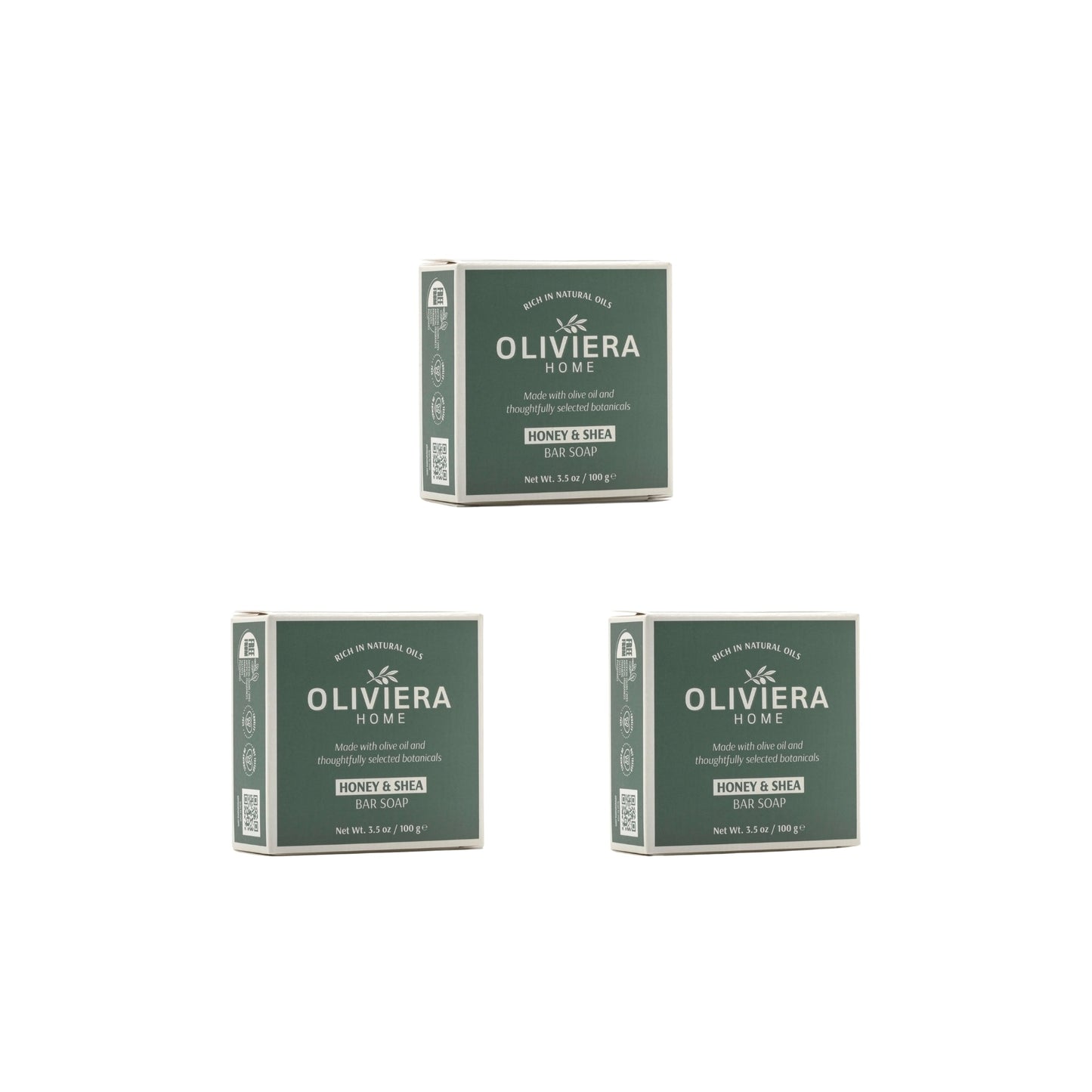 Honey & Shea Bar Soap Trio