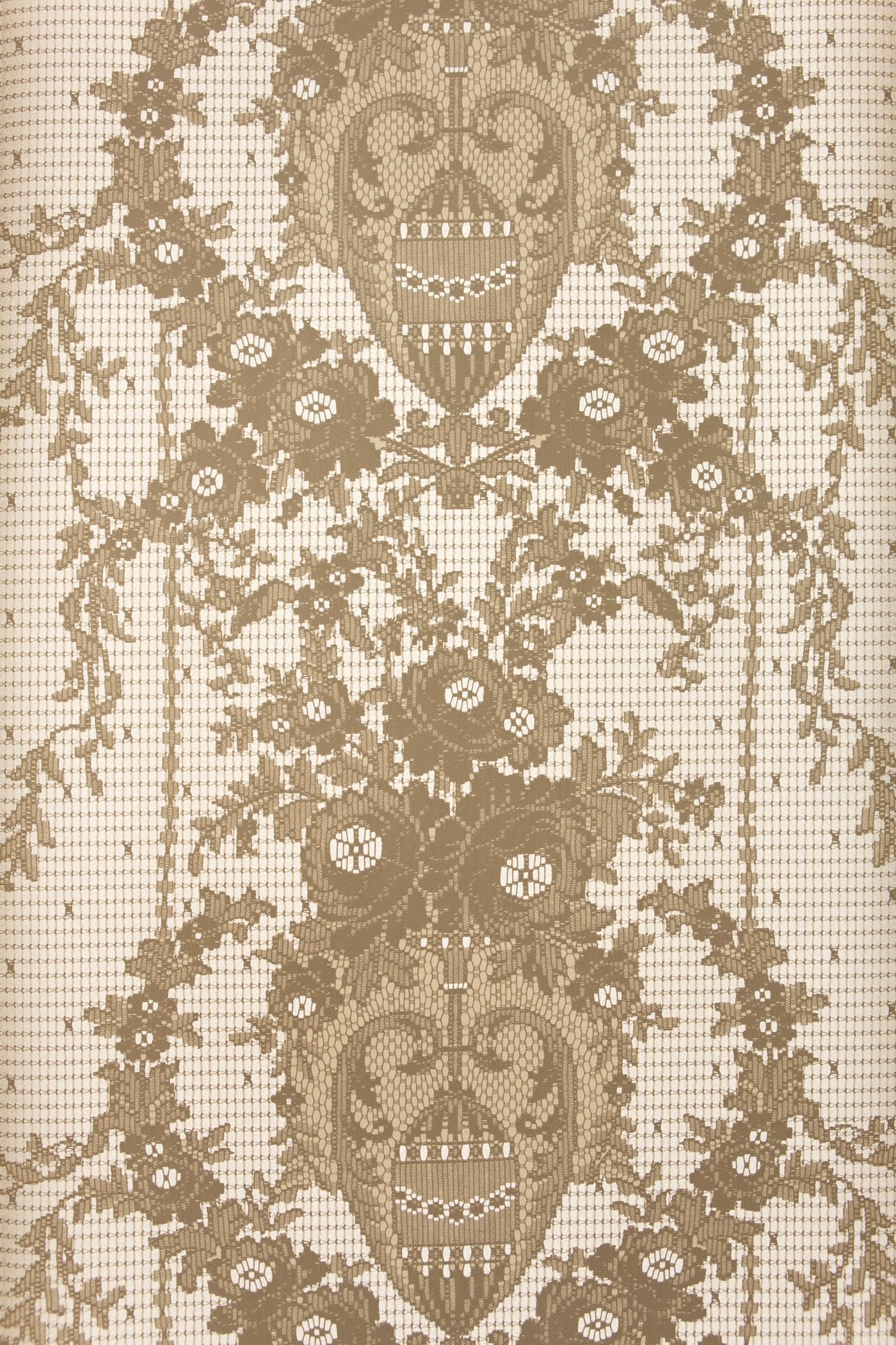 Prince of Scots Rose Damask Paper Lace Vinyl Wallpaper