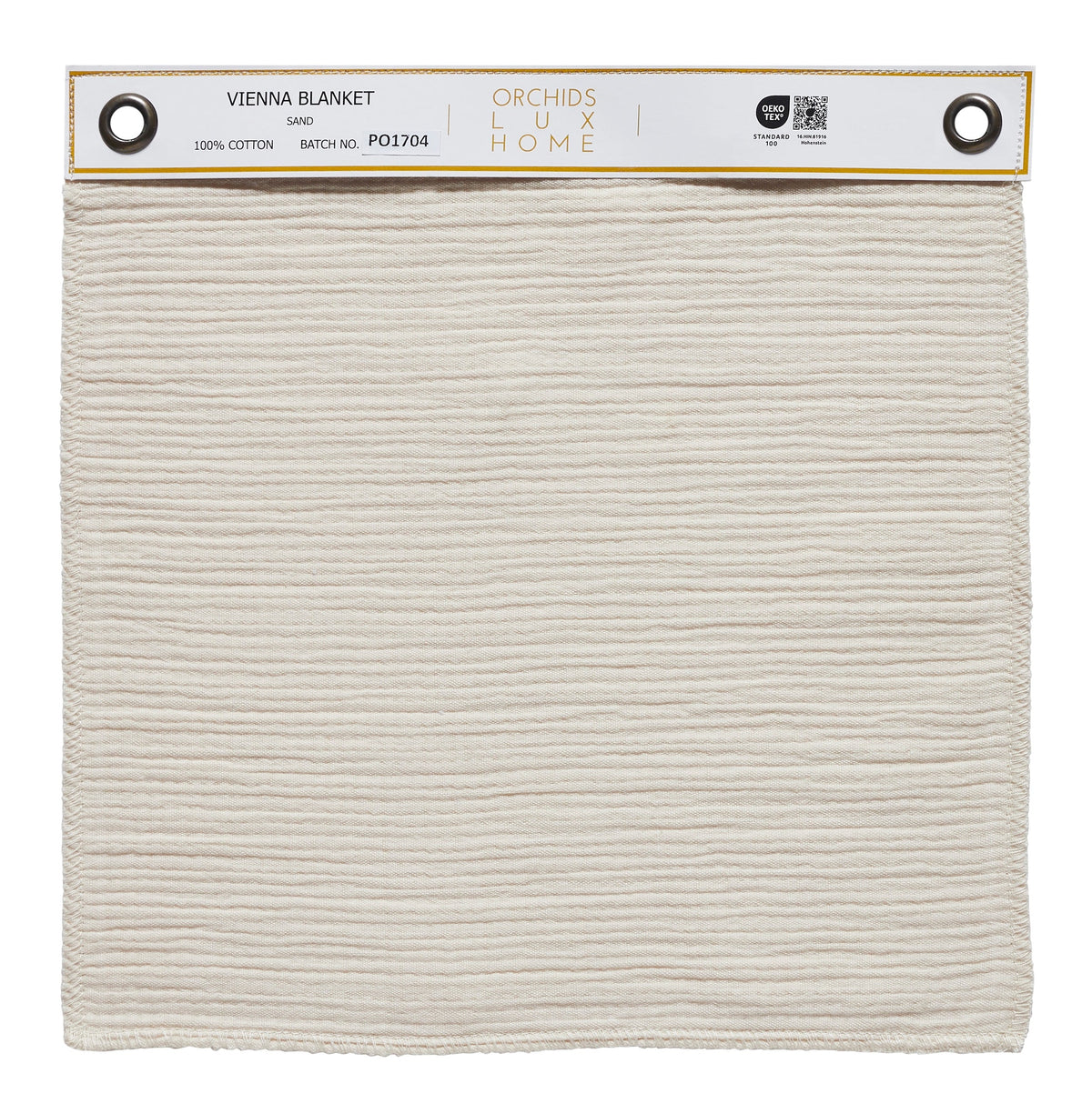 Vienna Texture Cotton Blanket Swatch