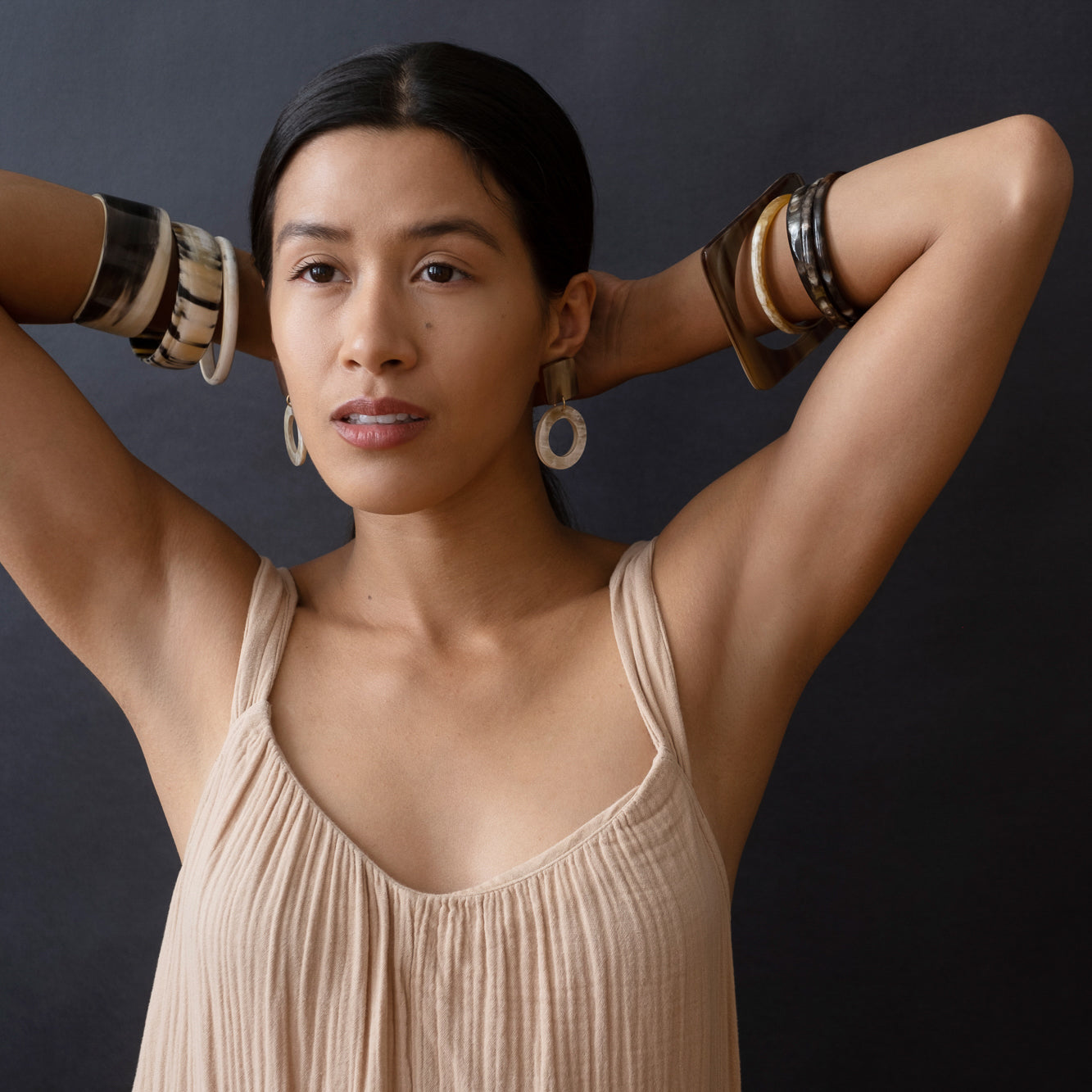 Horn Bangle - Thin