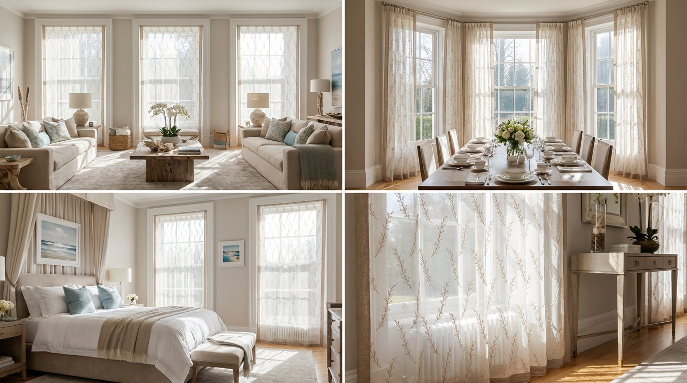 Premium Sheer Panels: The Catkin