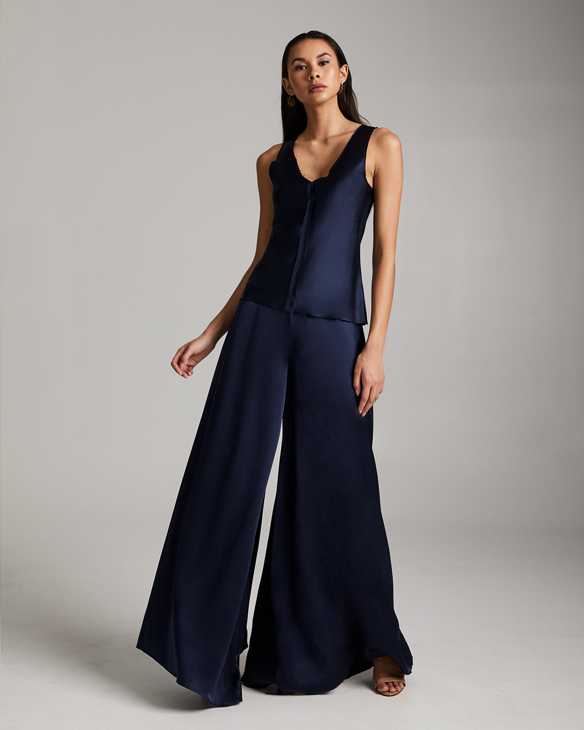 Silk Palazzo Pants