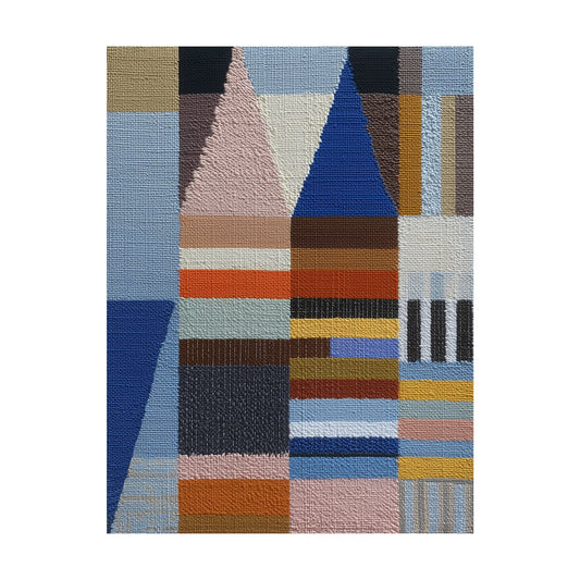 Woven Perspectives No. 04 — Geometric Abstract Art Print