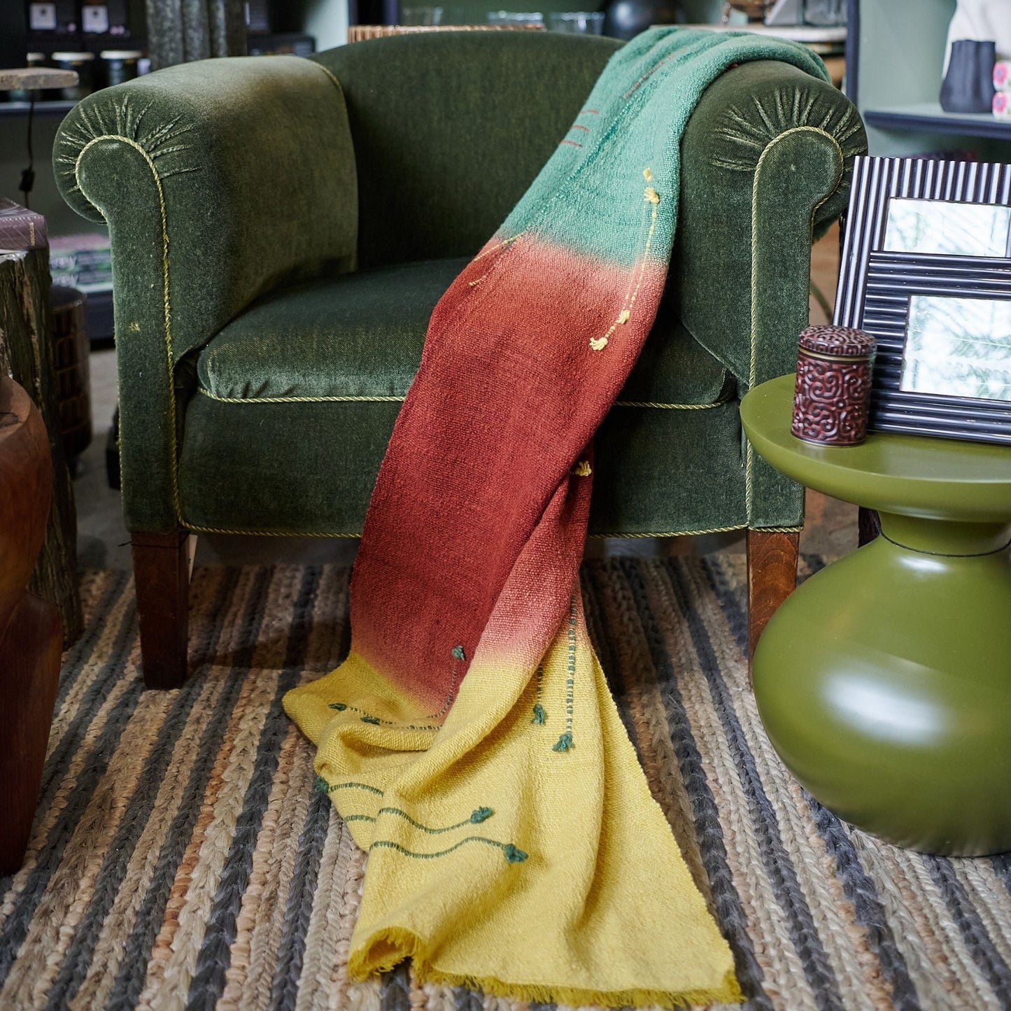 Textured Merino Throw