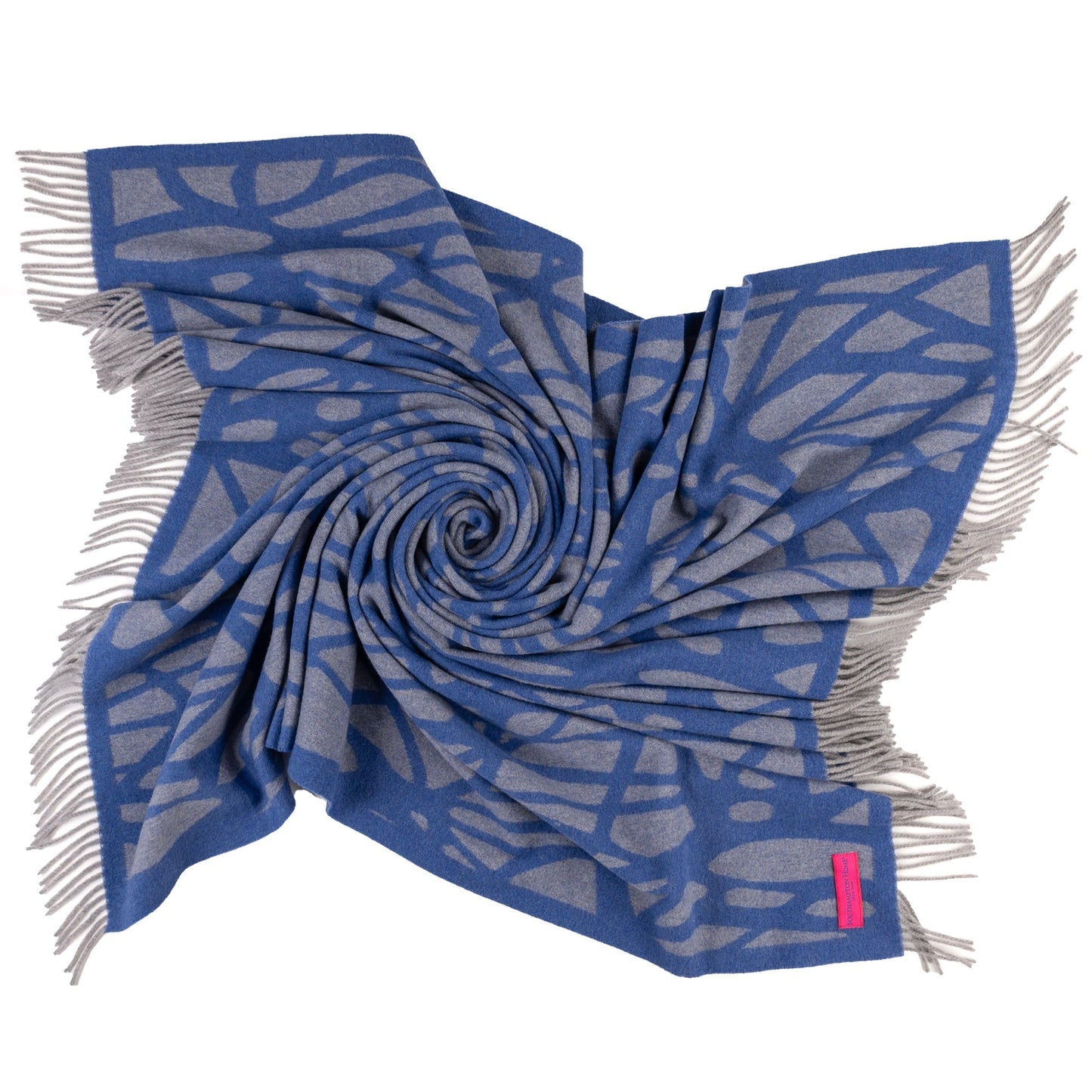 Southampton Home Monarch Merino Fleece Throw - Blue