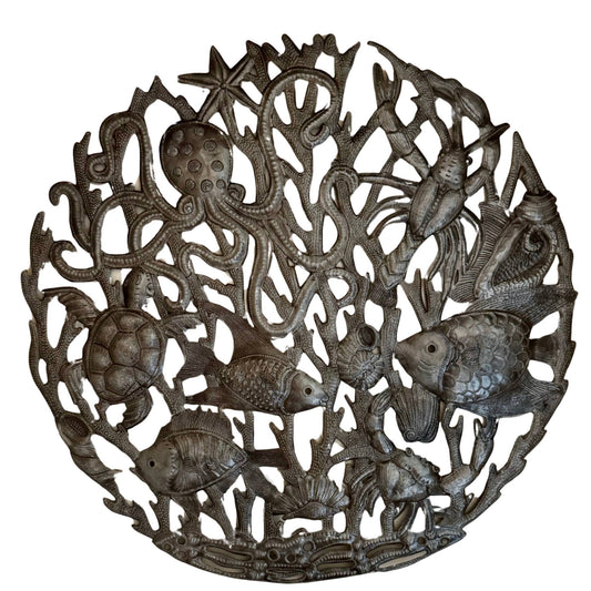 Sea Turtle Nautical Theme Beach Decor, Fair Trade Handmade
