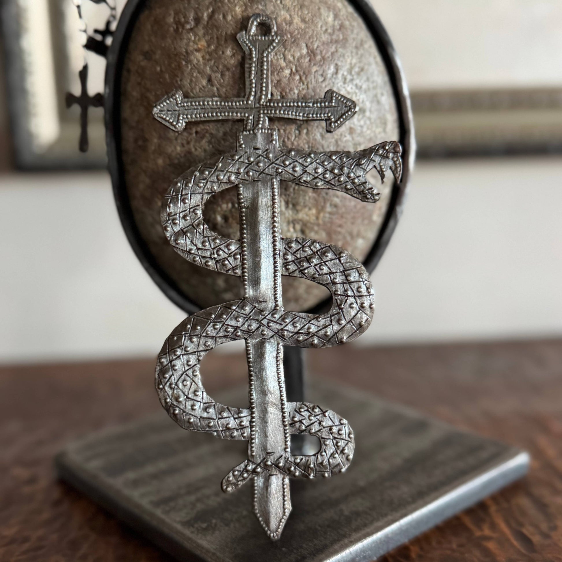 Sword & Snake Wall Art Haiti,  Symbol of Strength