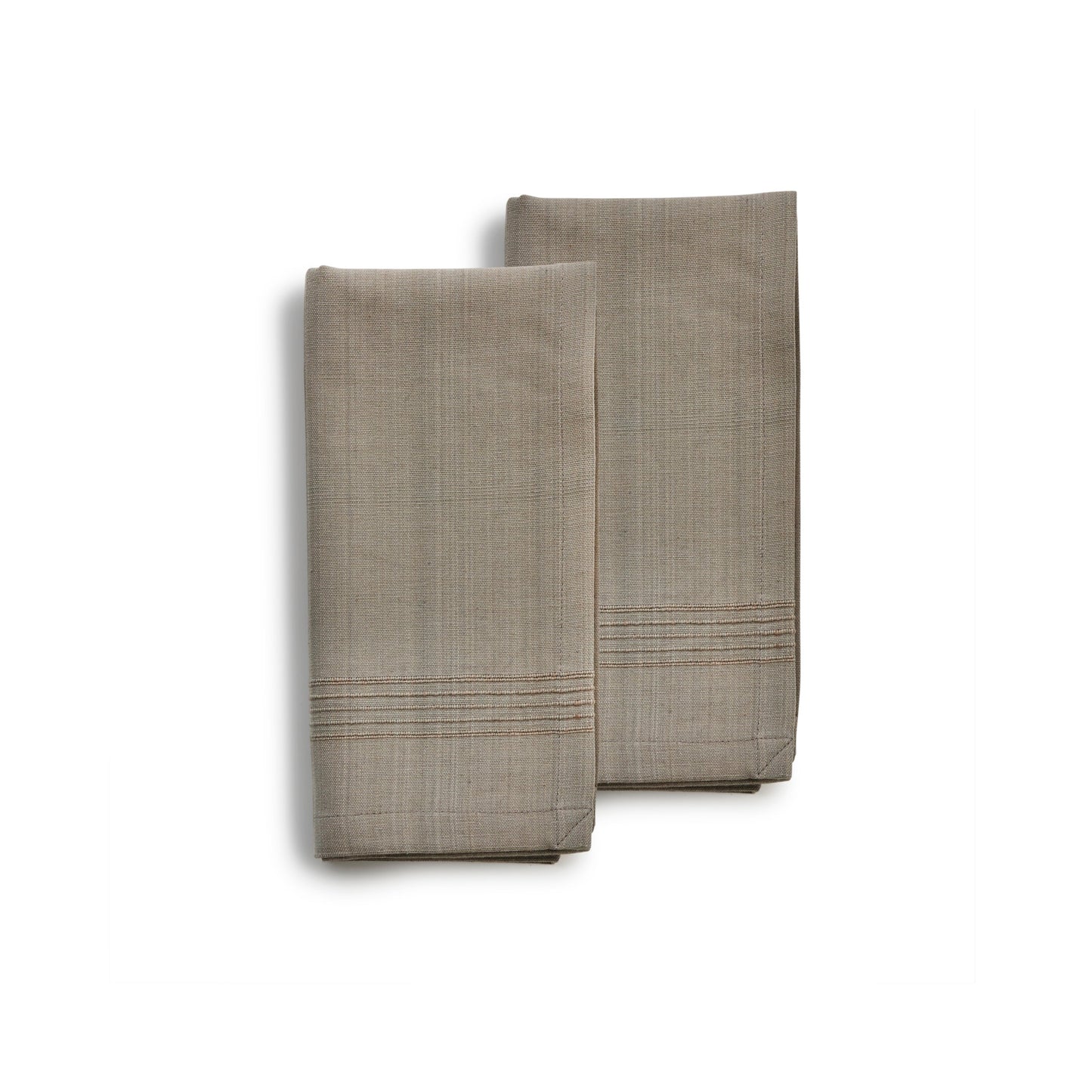 Handwoven Cotton Napkins, Set of 2 | 20" × 20" | Fair Trade | Foundation