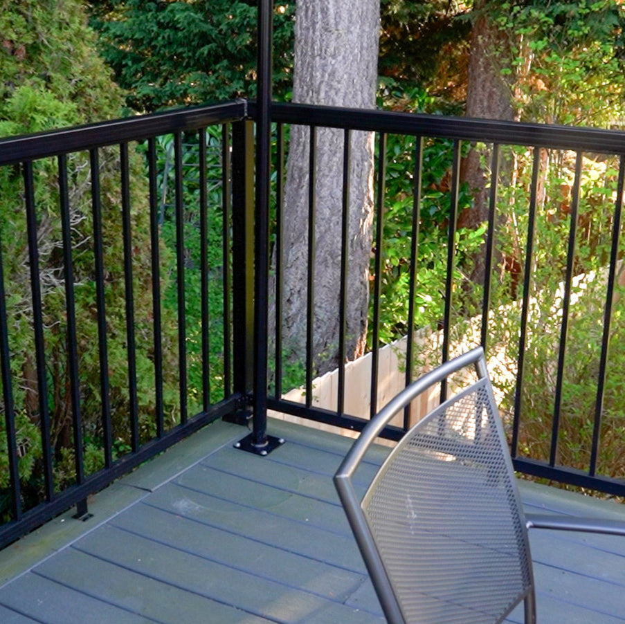 String Light Pole Stand with Mounting Plate