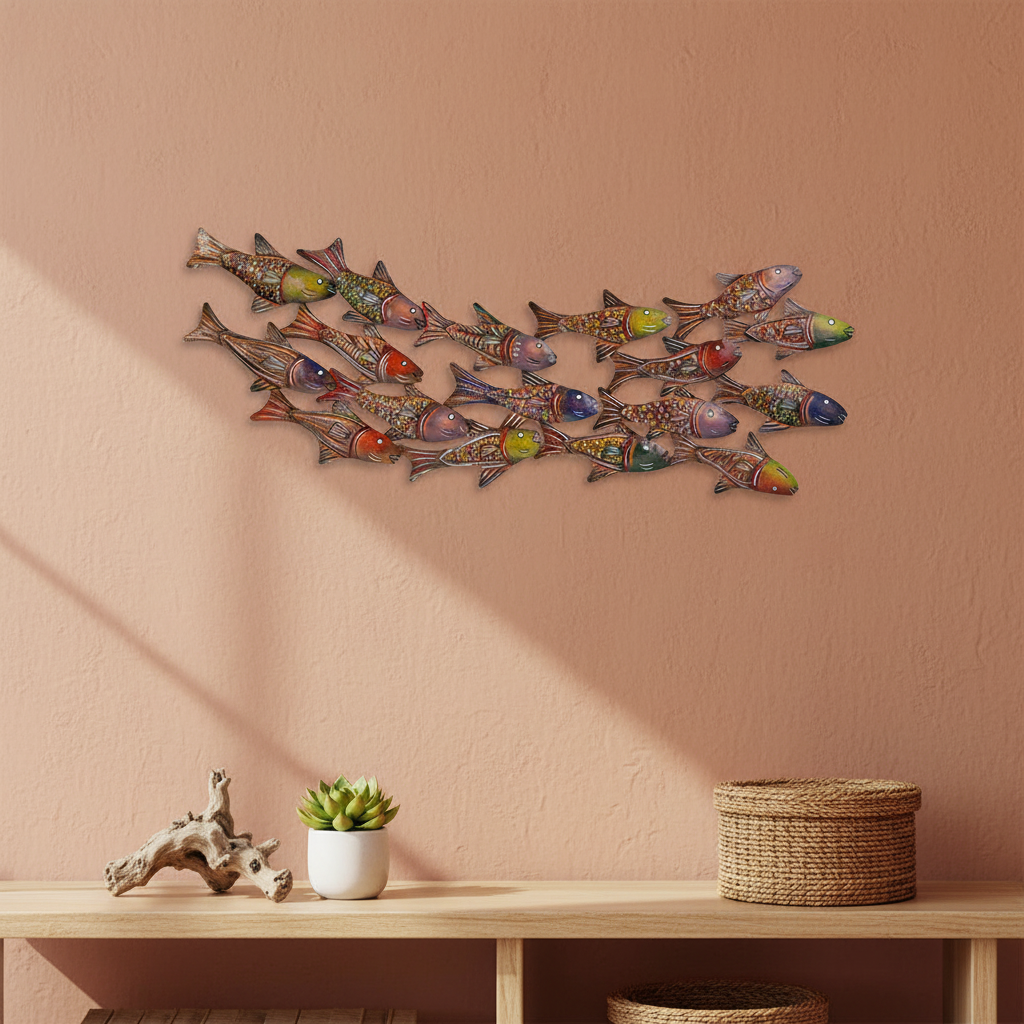 Painted Schooling Fish