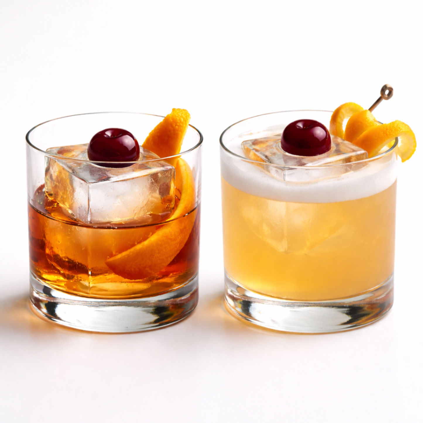 Crystal Clear Ice Cube Mold With Garnish Holder