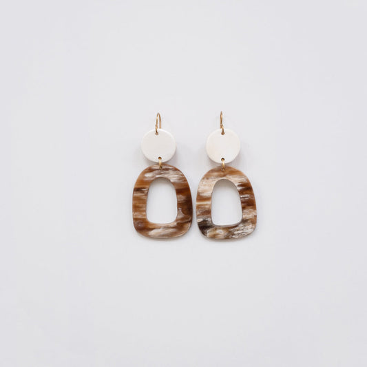 Open Oblong Earrings