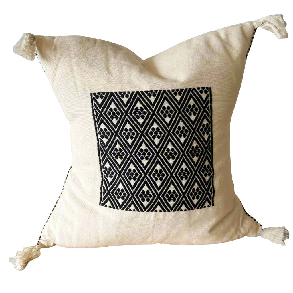Chiapas Brocade Pillow With Tassels