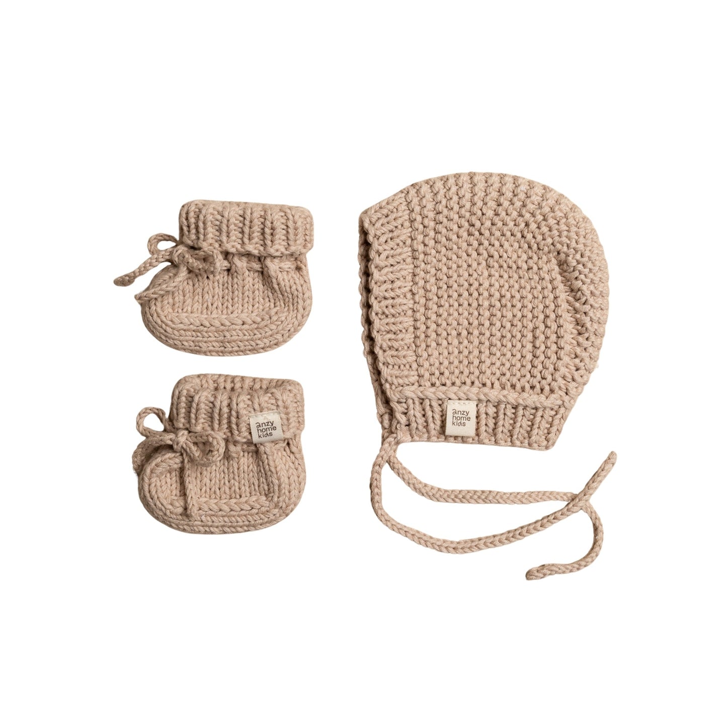 Bonnet & Booties Set Boho