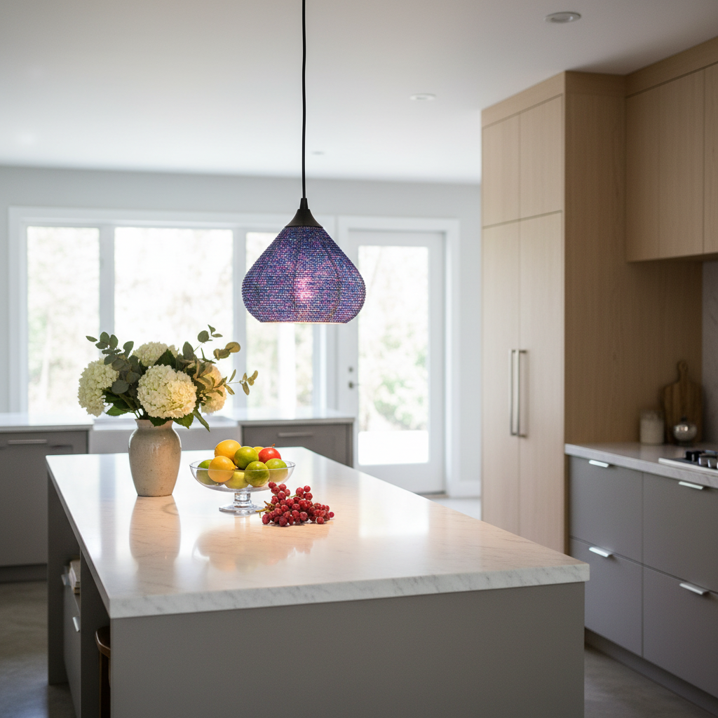 LeGourde Blue, Pendant Light