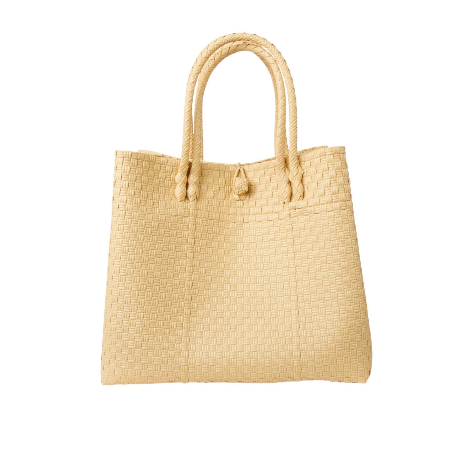 The Maxi Ella Handwoven Tote  · Recycled Plastic