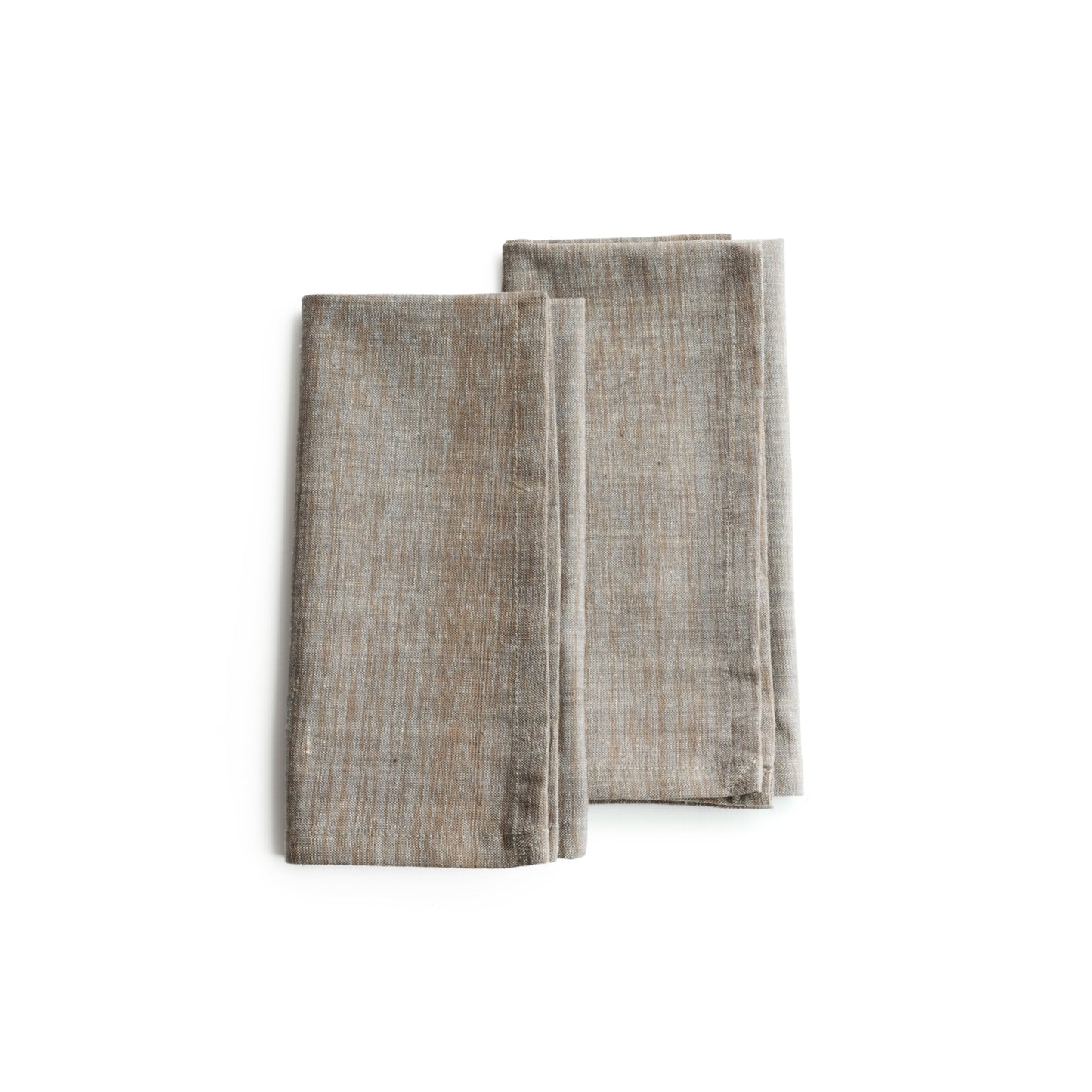 Handwoven Organic Cotton Napkins, Set of 2 | 20" × 20" | Fair Trade | Timeless